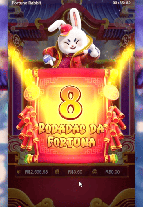 Rodadas grátis repetidas do Fortune Rabbit